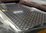 Anti Slip Embossed Aluminium Sheet Corrosion Resistance Temper T6 / H24 / H14