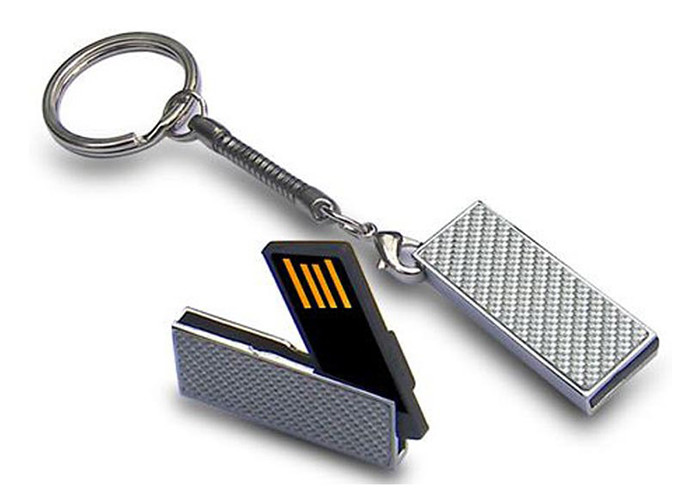 Silvery 64g 3.0 Metal Usb Key With Color Printing / Engraved Logo