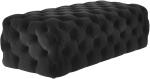 classic furniture bottom tufted velvet fabric ottoman 3 colour fabric bartools