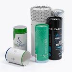 Recycled Paper Mailing Tube Boxes Packaging Custom Round Candle Boxes