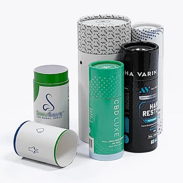 Round Kraft Cardboard Paper Tube Packaging Box Cylinder Shipping Tubes