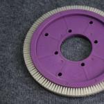 Stenter Machine Parts Tuyang Finishing Machine Spares Brush Wheel Purple Plastic