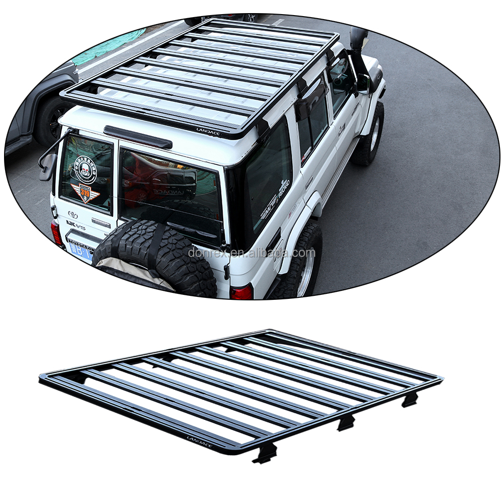 Aluminium Alloy Car Roof Rack for Toyota Land Cruiser Easy and Fast Installation