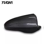 Black Door Mirror Covers Carbon Fiber Side Cap Rear View Replacement For BMW M2