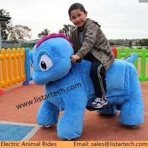 Quality Plush Steel PU Material Walking Animal Rides, Ride On Toy Style Moving Animal Toy wholesale