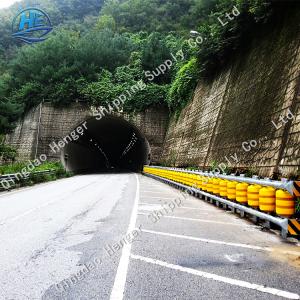 Quality Red Road Highway Roller Barriers Safety 50KM wholesale