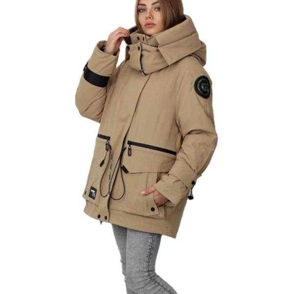 FODARLLOY winter Hot sale keep warm hooded Bright skin ladies overcoat designs