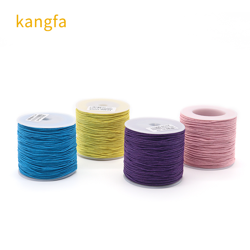 Waterproof Sewing Stitching Cotton Waxed Thread Cord for Leather 1mm