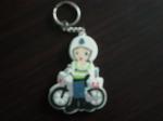 Environmental Protection Soft Rubber Keychains , Silicone Key Ring