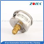 Oil Filled Center Back Mount Pressure Gauge Multi Dial Diameter Customized