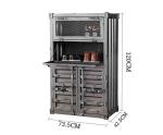 High Shipping Container Furniture 2 Door Storage Shoe Cabinet / Bookshelf