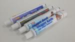 1.5 Oz 42.5g Laminated Pharmaceutical Tube Packaging Ribbed Screw On Cap