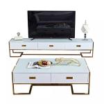 Modern Luxury TV Stand Center Table With Storage Drawer Home Furniture