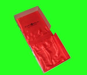 Quality Cardboard Box Packaging , Logo Printed Cardboard Box Packaging With Silk Inlay wholesale