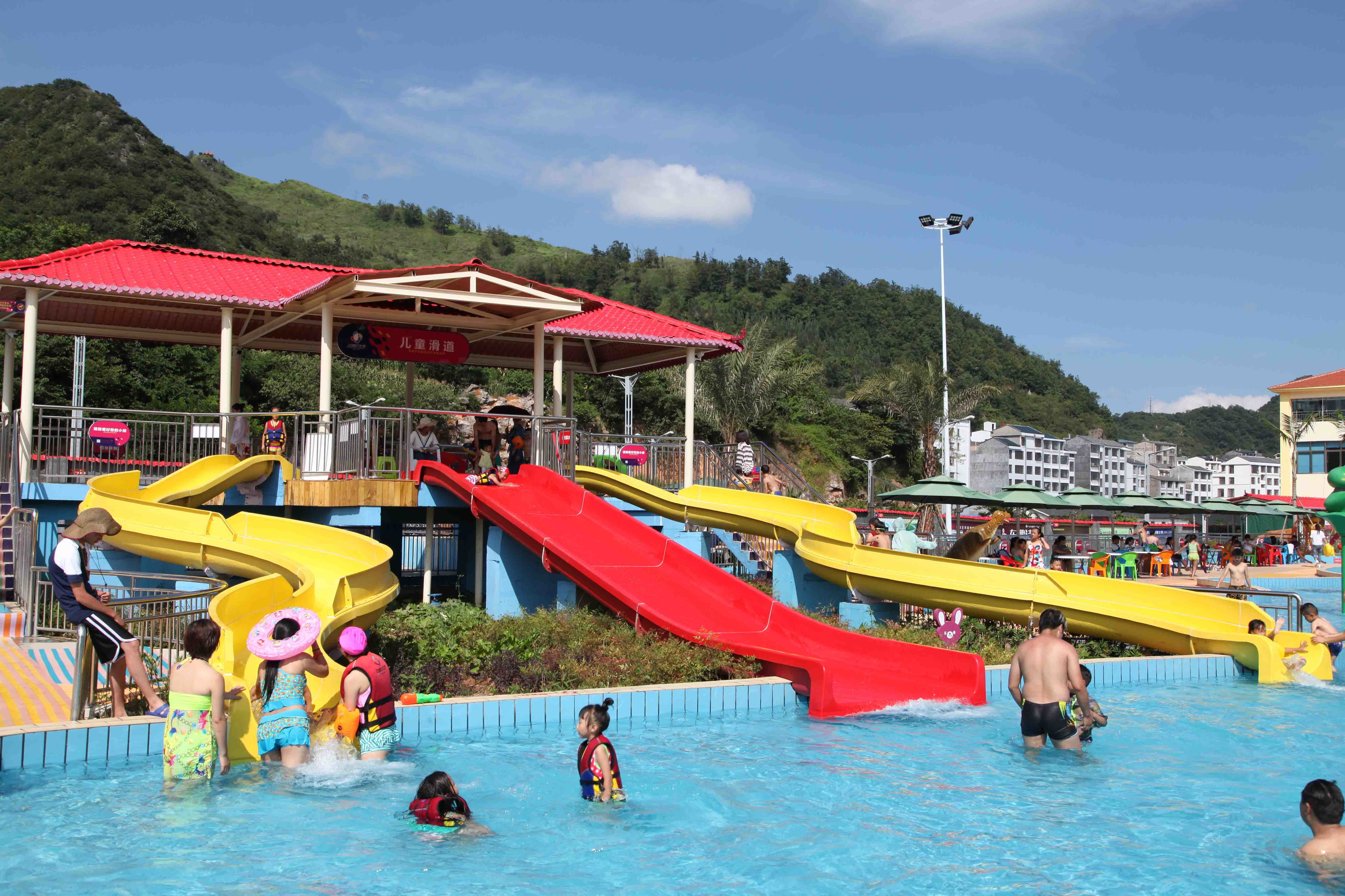 Customiazed Kids Fun Water Slide for Water Park / Fiberglass Water Park Equipment