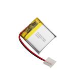 Light 1C Square Shaped Battery Rechargeable 3.7 V Battery 400mAh