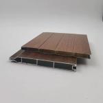 Wood Grain Aluminium Tube Profiles 6063 Series