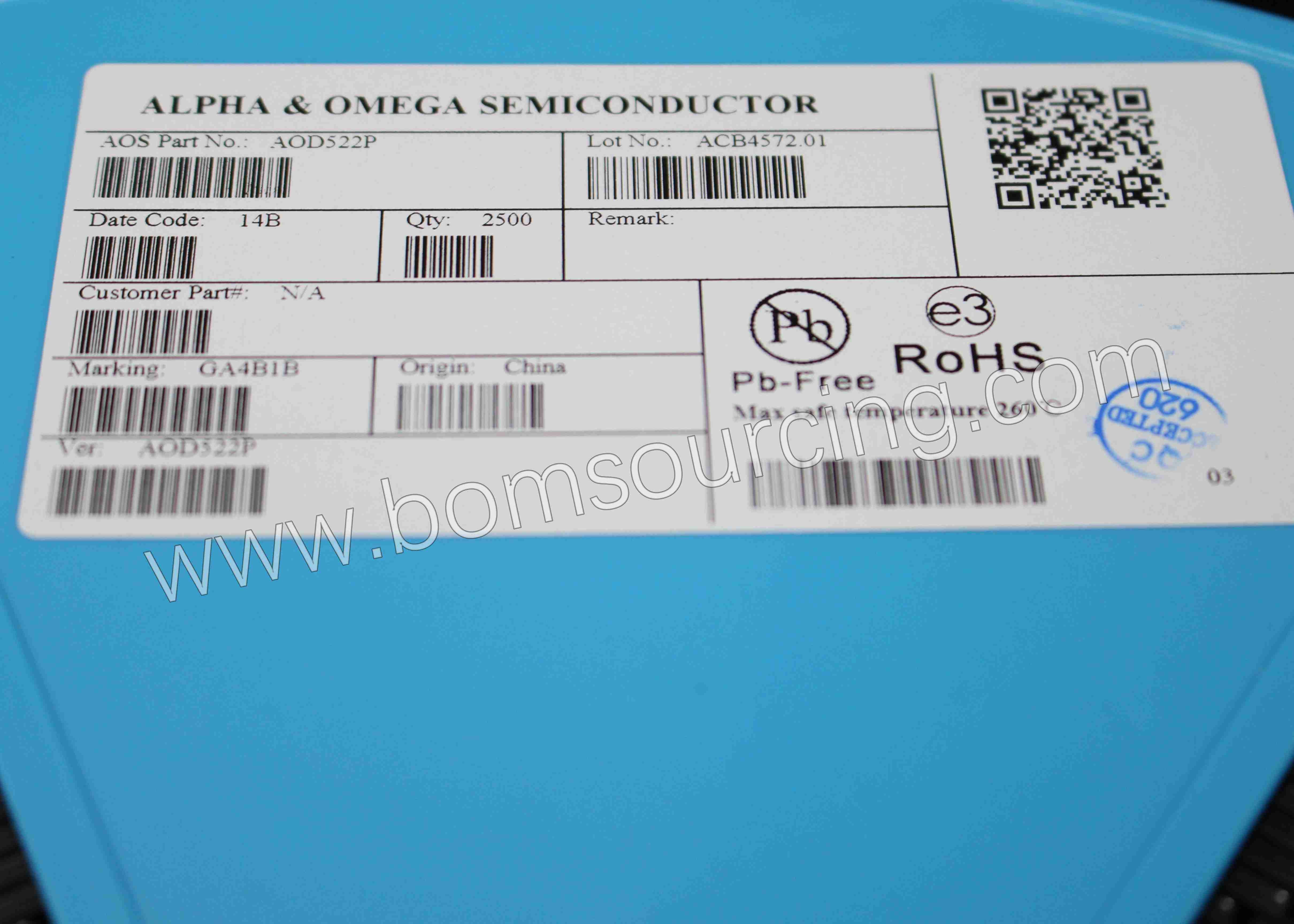 AOD522P D522P 30V 17A Integrated Circuit IC Chip N - Channel SINGEL MOSFET TO252