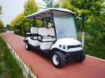 Customized Off Road White 6 Seaters Golf Cart With AC Motor 3.5 KW Lead Acid