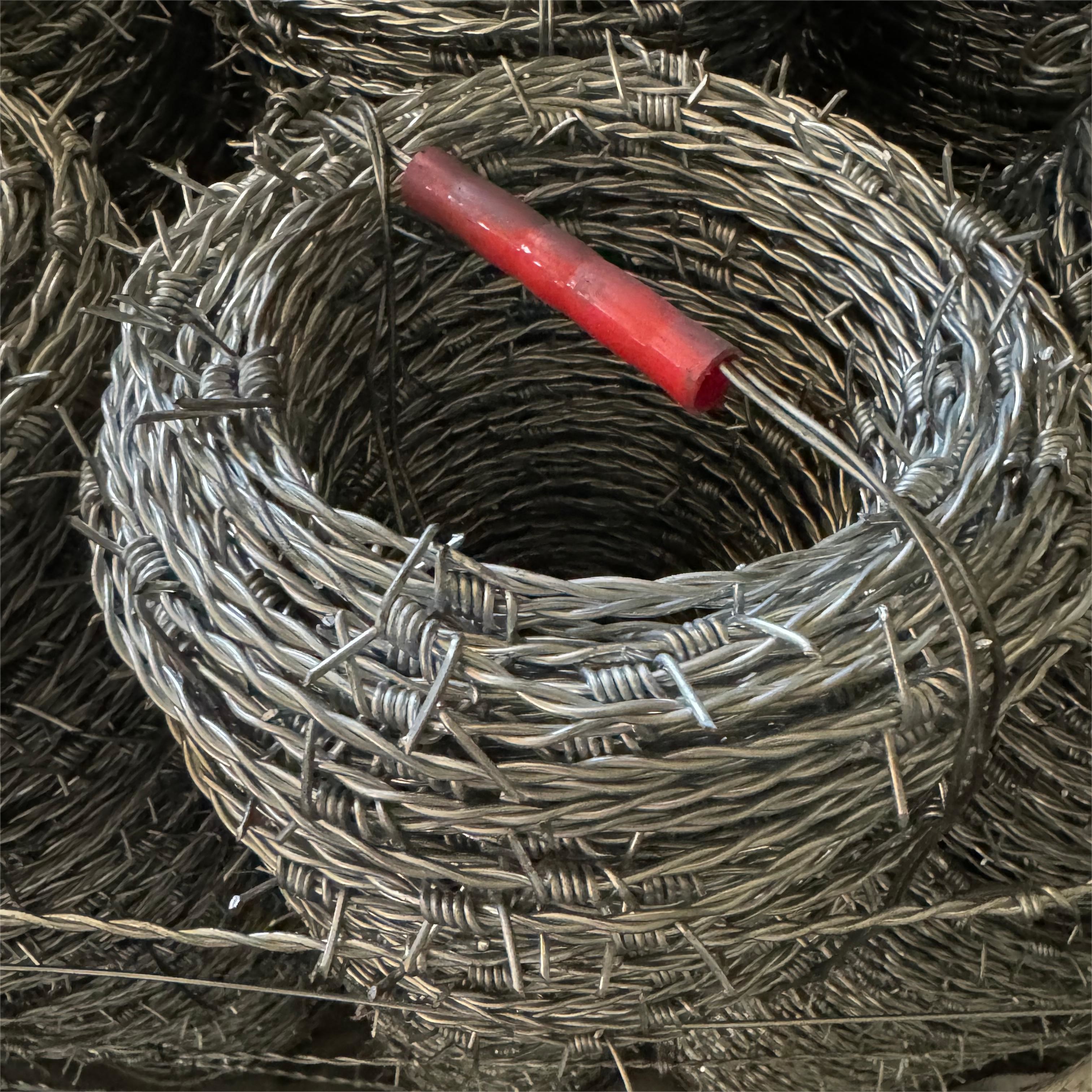 Traditional Galvanized Barbed Wire Coil 400M 500M 50Kg Per Roll Steel 5mm Diameter for Fence and Protection