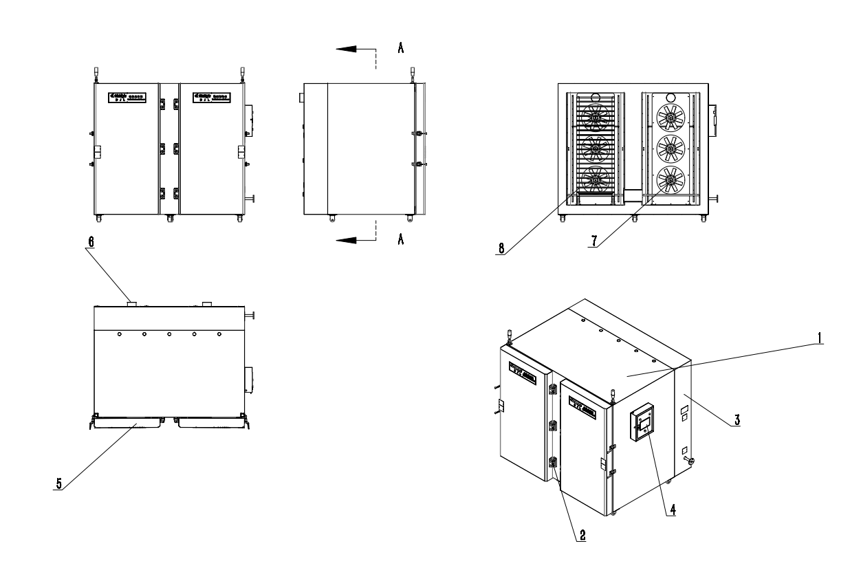1200kg/H Cryogenic Tunnel Industrial Blast Freezer 5kw Minus 196C