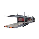 European Style 2/3 Axle Double Deck Hydraulic Lifting Car Transport Truck