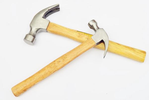 Forged Steel Carpenter Hand Tools 16OZ American Type Polishing Surface Wooden