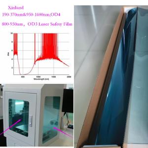 Quality 190NM-370NM Laser Safety Window Laser Protective Film Case wholesale