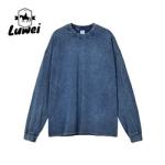 Oversized Heavyweight Cotton Hoodie Dropped Shoulder Embroidery Sweatshirt
