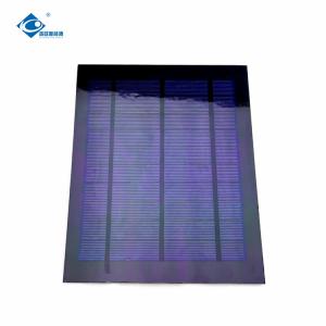 Quality 6V All Black Semi-flexible Solar Panels 3W 4W 5W 6W PET Solar Panel ZW-4W-PET Customizable Solar Panel wholesale