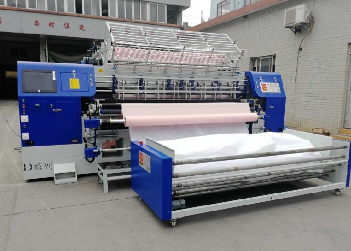 Multi Needle 7.5 KW Industrial Quilting Machine With Japan Motor
