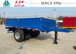 Quality One Axle Flatbed Drawbar Trailer With Side Wall wholesale
