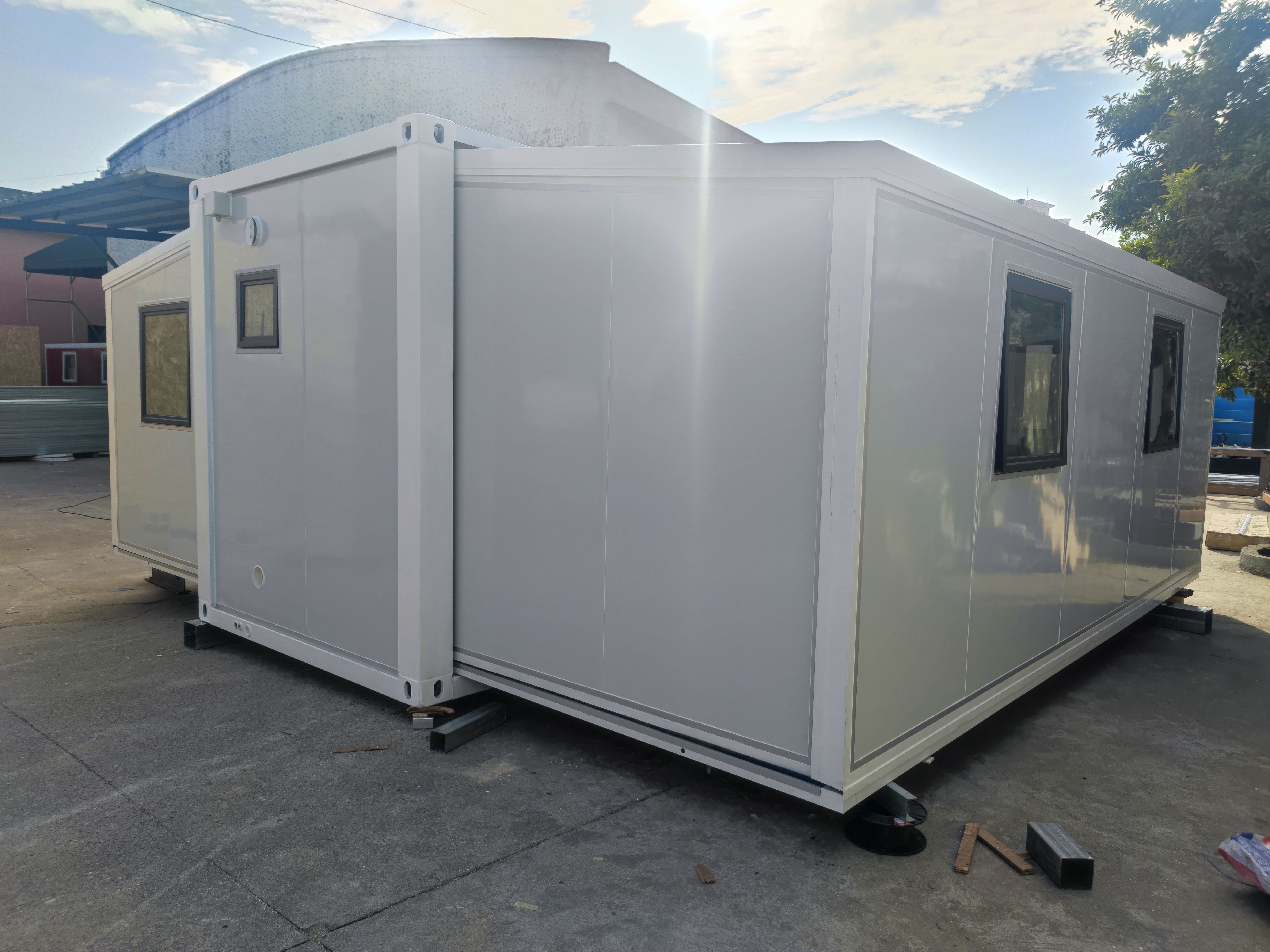 40 Ft Expandable Container House Galvanized Steel Modular Homes