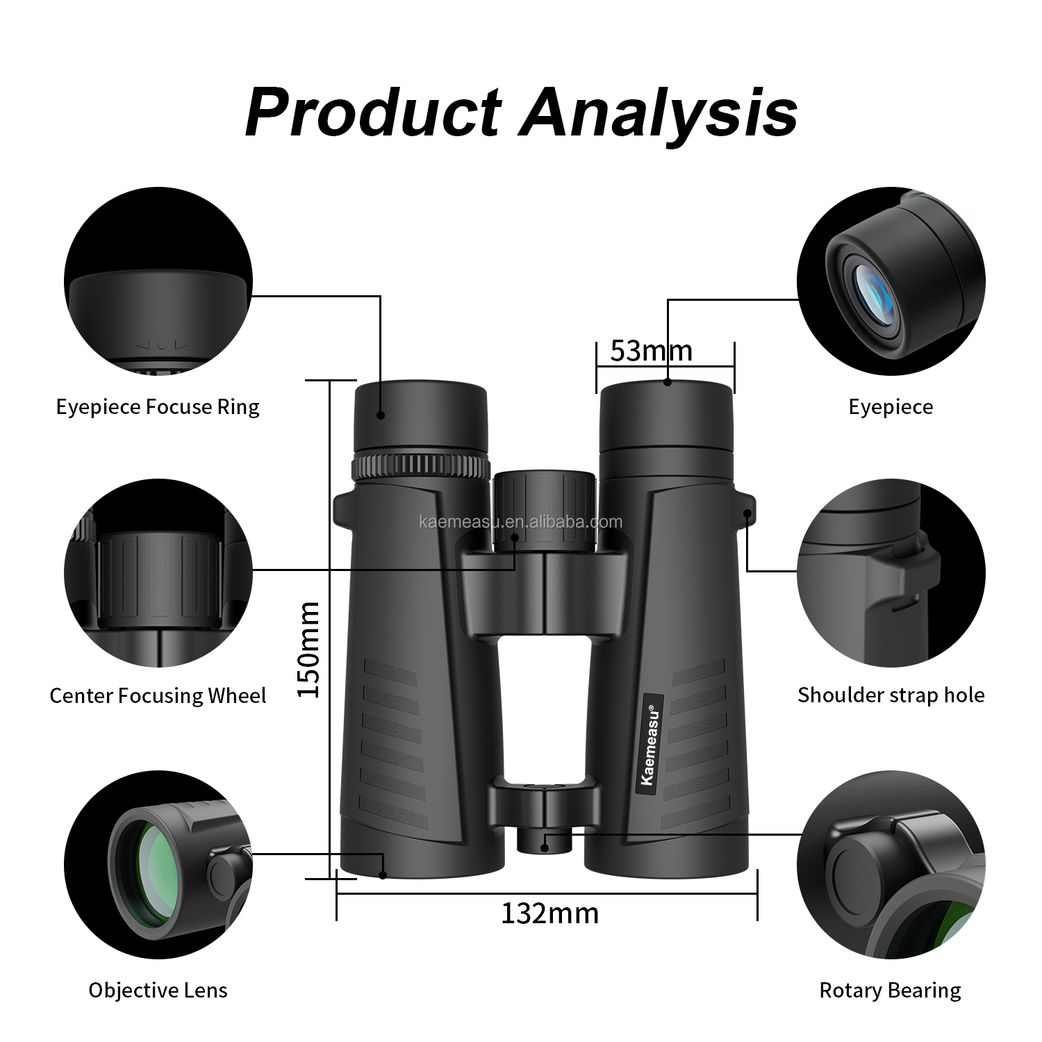 D Binocular Telescope Thermal Scope Test Instruments Scope Barcode Scanner Laser Rangefinder Binoculars Long Range