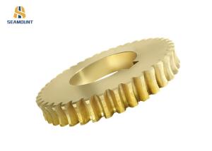 Quality Anodized Stamping Brass Worm Small Spur Gear wholesale