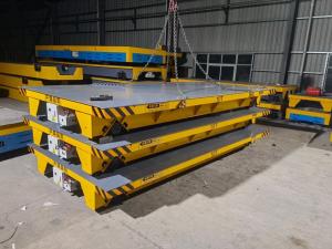 Quality Iso 5-50ton Battery Operated Transfer Trolley For Workshops 1 Year Warranty wholesale