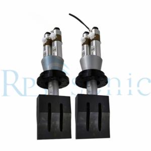 Quality Double Transducer Vibrator Ultrasonic Welding System 20khz for Non Woven Cutting wholesale