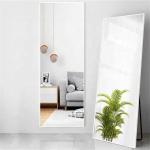 Aluminium Color Frame Modern Full Length Rectangle Standing Metal Framed Floor