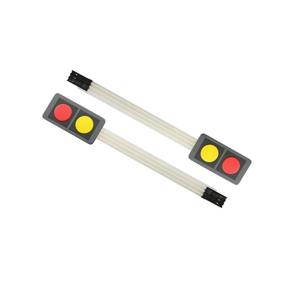Quality Red And Yellow 2 Buttons Matrix DIY Membrane Keypad wholesale