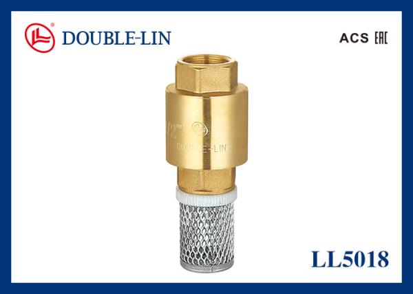 Foot Valve, Stainless Steel Strainer