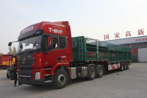 Quality Transport Bulk Vegetables Fence Semi Trailer Air Suspension / Mechanical Suspension wholesale