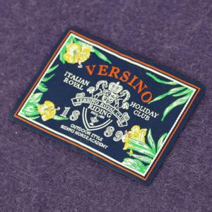 Quality Terylene Fabric Woven Neck Labels Polyester Woven Sewing Labels Tags wholesale