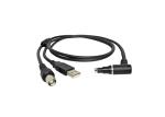 Highly Compatible Male Plug Connector Solder Contacts PC Gray Colour Shock