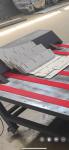 Semi-automatic Feeding Cardboard Customized Knives Sheet Board Partition