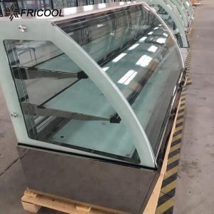 Quality Cake showcase refrigerator pastry display case freezer for bakery shop with CE/ETL wholesale