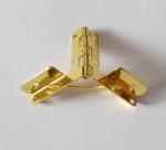 High Quality Metal Golden Color Quadrant Hinge For Cigarette Box