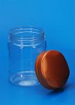 800Ml Plastic Airtight Storage Jars 97 * 127MM Outside Size Round Shape