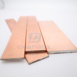 Quality 30x4mm Copper Clad Steel Plate CCS Flat Bar 6 Meter Better Conductivity wholesale