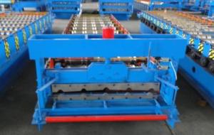 Quality 3kw High Speed Roof Panel Roll Forming Machine Using Galvanized Steel Coil wholesale