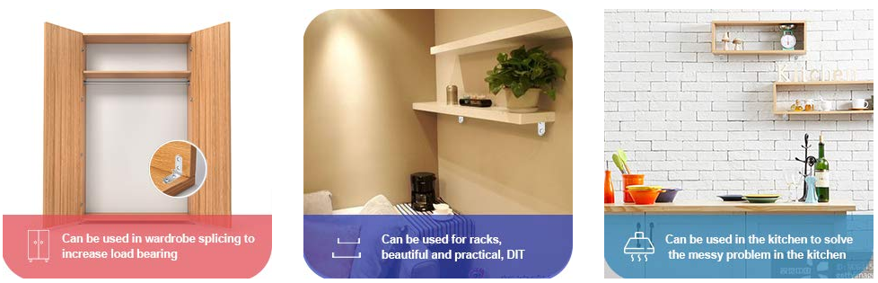Stainless Steel Furniture Corner Bracket White Board Mounting Bracket Chair Corner Braces